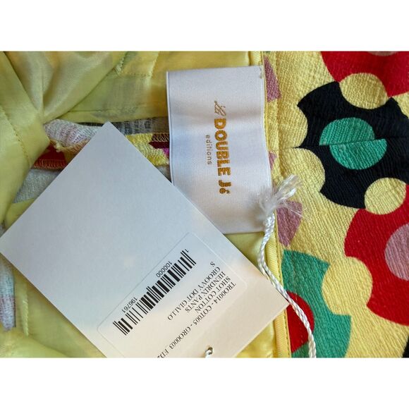 La DoubleJ Groovy Dot Giallo Set - Sz. Small La Scala Top & Hendrix Pants - Picture 6 of 9